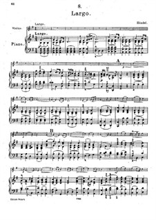 Largo (Ombra mai fu): para violino by Georg Friedrich Händel