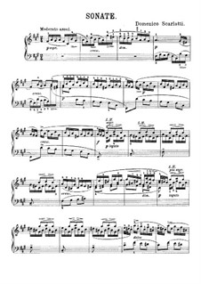 Sonata No.481 in F Sharp Minor, K.25 L.481 P.81: Para Piano by Domenico Scarlatti