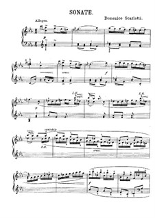 Sonata No.383 in F Minor, K.19 L.383 P.75: Para Piano by Domenico Scarlatti