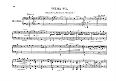 Piano Trio No.38 in D Major, Hob.XV/24: versão para piano de quatro mãos by Joseph Haydn