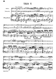 Piano Trio No.45 in E Flat Major, Hob.XV/29: Partitura completa by Joseph Haydn