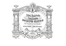 Piano Trio No.45 in E Flat Major, Hob.XV/29: versão para piano de quatro mãos by Joseph Haydn