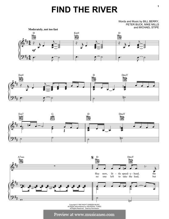 Find The River (R.E.M.) por M. Mills, M. Stipe, P. Buck, W. Berry em