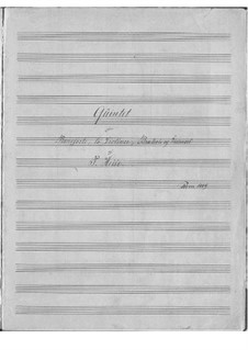 Piano Quintet in F Major: partitura completa by Peter Heise