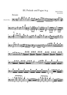 Prelude and Fugue No.3 g-moll: Prelude and Fugue No.3 g-moll by Michał Bylina