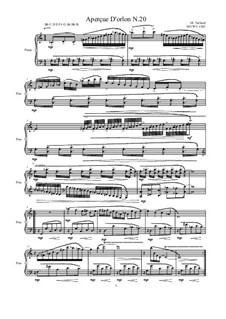 Aperçue D'orlon: No.20 for piano, MVWV 1365 by Maurice Verheul