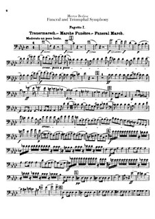 Grand Funeral and Triumphal Symphony, H.80 Op.15: partes fagote e contrafagote by Hector Berlioz