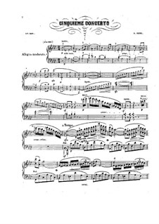 Piano Concerto No.5 in F Minor, Op.180: Version for piano colo by Henri Herz