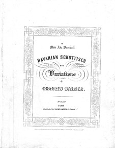 Bavarian Schottisch with Variations: Bavarian Schottisch with Variations by Charles Balmer