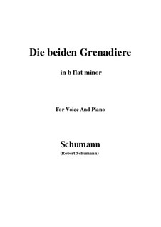 No.1 Two Grenadiers: B flat minor by Robert Schumann