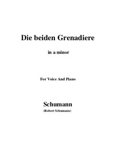 No.1 Two Grenadiers: A minor by Robert Schumann