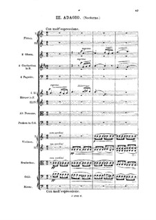 Summer Nights. Serenade for Orchestra, Op.86 No.1: Movimentos III-IV by Hans Huber