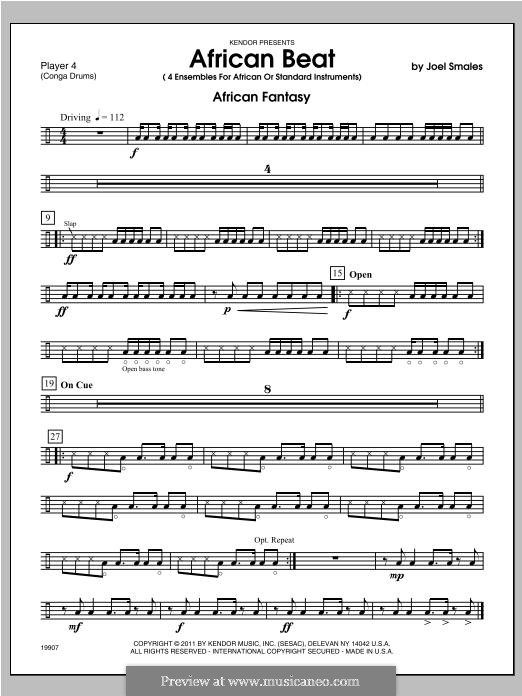 African Beat: Percussion 4 by Joel Smales