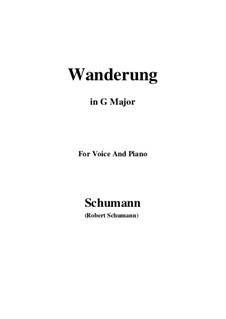 No.7 Wanderung (Wandering): G maior by Robert Schumann