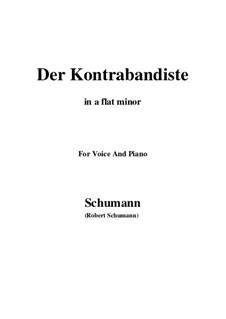 Spanish Folk Songs, Op.74: No.10 El Contrbandista (The Smuggler) a flat minor by Robert Schumann