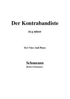 Spanish Folk Songs, Op.74: No.10 El Contrbandista (The Smuggler) g minor by Robert Schumann