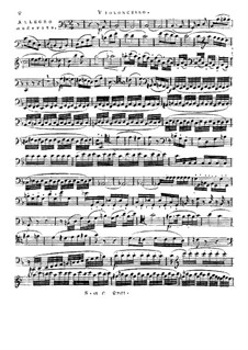String Trio in F Major, Op.96: parte violoncelo by Franz Krommer