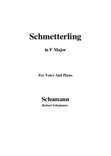 No.2 Butterfly: F Maior by Robert Schumann