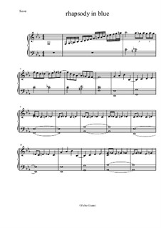 Piano version: Facil para o piano by George Gershwin