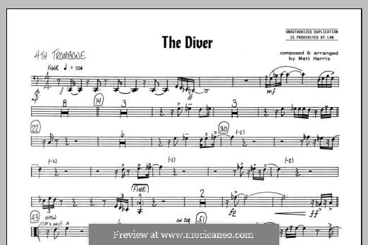 The Diver: 4th Trombone part by Matthew Harris