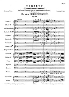 Tremate, empi tremate, Op.116: partitura completa by Ludwig van Beethoven