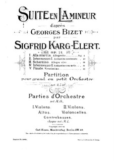 Suite in A Minor after 'Jeux d'enfants' by G. Bizet: Suite in A Minor after 'Jeux d'enfants' by G. Bizet by Sigfrid Karg-Elert