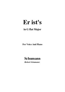 No.24 'Tis Spring: G flat Major by Robert Schumann