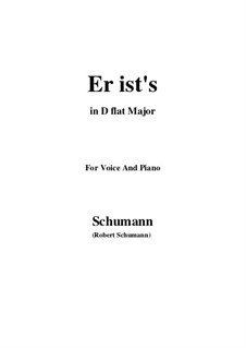 No.24 'Tis Spring: D flat Major by Robert Schumann