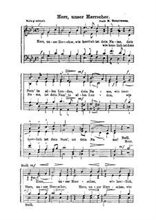 Herr, unser Herrscher: Herr, unser Herrscher by Moritz Hauptmann