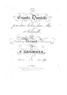 String Quintet in B Flat Major, Op.25 No.6: String Quintet in B Flat Major by Franz Krommer