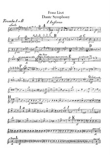 Dante Symphony, S.109: trompeta partes I-II by Franz Liszt