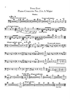 Piano Concerto No.2, S.125: Parte percussão by Franz Liszt