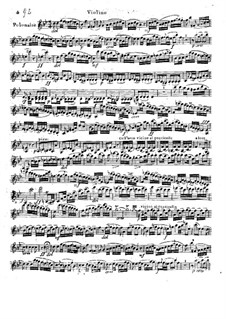 Three String Trios, Op.6: parte do violino by Camillo Barni