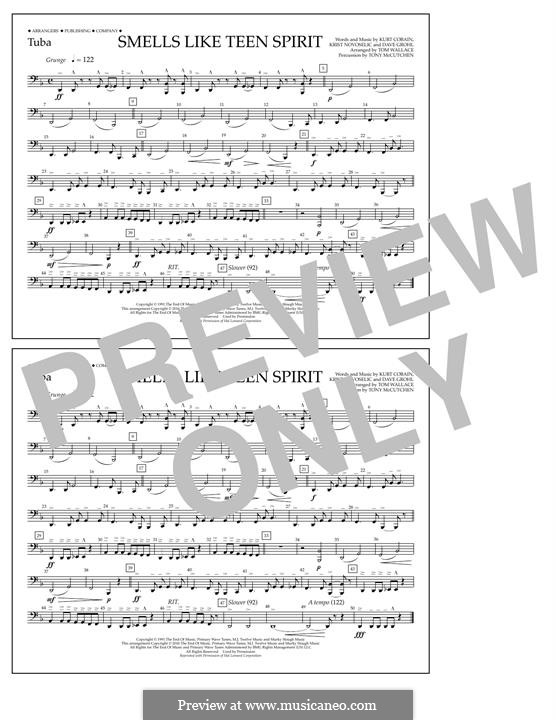 Marching Band version by Tom Wallace: Tuba, partes by David Grohl, Krist Novoselic, Kurt Cobain