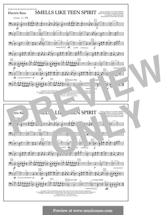 Marching Band version by Tom Wallace: Electric Bass part by David Grohl, Krist Novoselic, Kurt Cobain