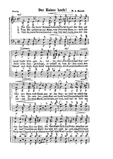 Der Kaiser hoch!: Der Kaiser hoch! by Wolfgang Amadeus Mozart