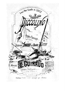 Piccolino: arranjo para piano by Ernest Guiraud