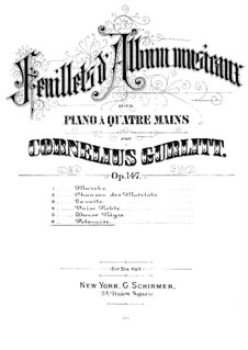 Album Leaves for Piano Four Hands, Op.147: No.6 Polonaise by Cornelius Gurlitt