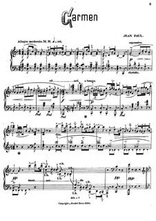 Fantasia on 'Carmen' by G. Bizet: Fantasia on 'Carmen' by G. Bizet by Jacob Kunkel