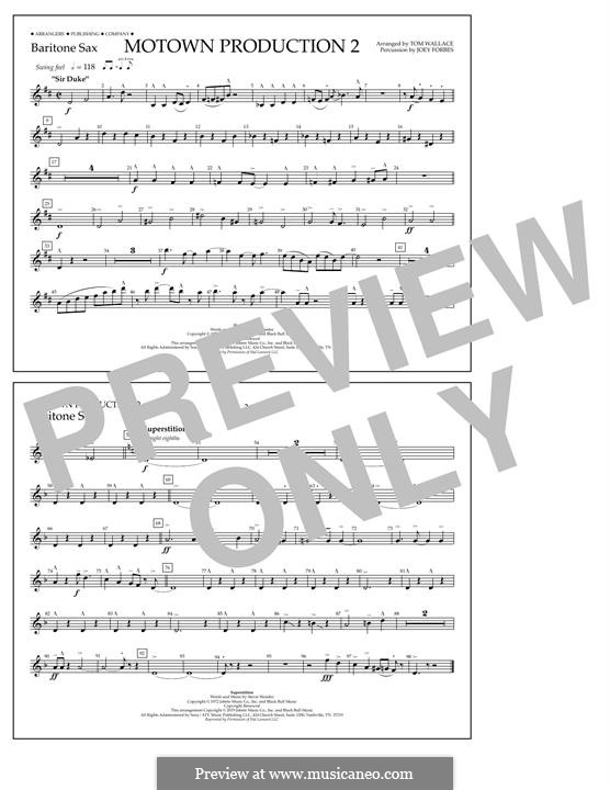 Motown Production 2: Baritone Sax part by Stevie Wonder