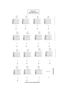 Study No.1a (Half-Chords): Study No.1a (Half-Chords) by Dylan Lawrence Gibson