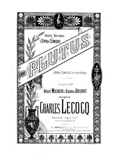 Plutus: Plutus by Charles Lecocq