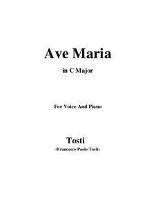 Ave Maria: C maior by Francesco Paolo Tosti