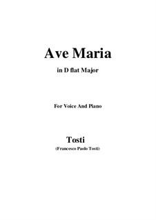 Ave Maria: D flat Major by Francesco Paolo Tosti