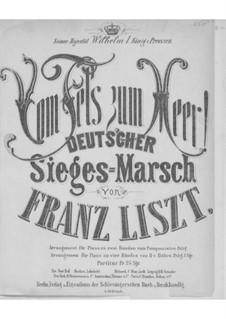 From Rock to Sea, S.229: Partitura piano by Franz Liszt