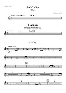 Moscow, TH 69: trompeta parte I by Pyotr Tchaikovsky