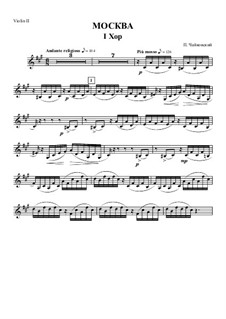 Moscow, TH 69: violino parte II by Pyotr Tchaikovsky
