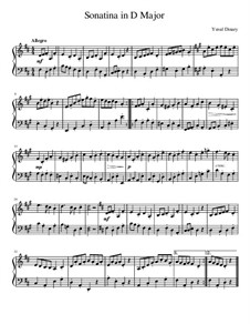 Sonatina in D Major, Op.2 No.3: Sonatina in D Major by Yuval Dinary