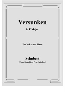 Heimliches Lieben (Secret Love), D.922 Op.106 No.1: G maior by Franz Schubert