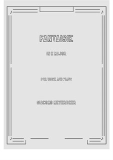 Fantaisie: E Major by Giacomo Meyerbeer